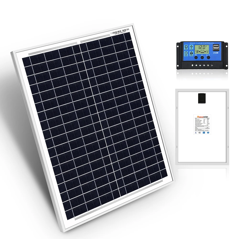 Dokio 12V 20W Small Solar Panel China 18V Solar Charge Polycrystalline Silicon Solar panel DSP-20M/20P