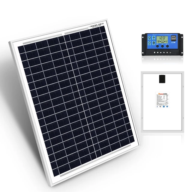 US $42.21 Dokio 12V 20W Small Solar Panel China 460x335x17mm Size 18V Solar Charge Polycrystalline Silicon So