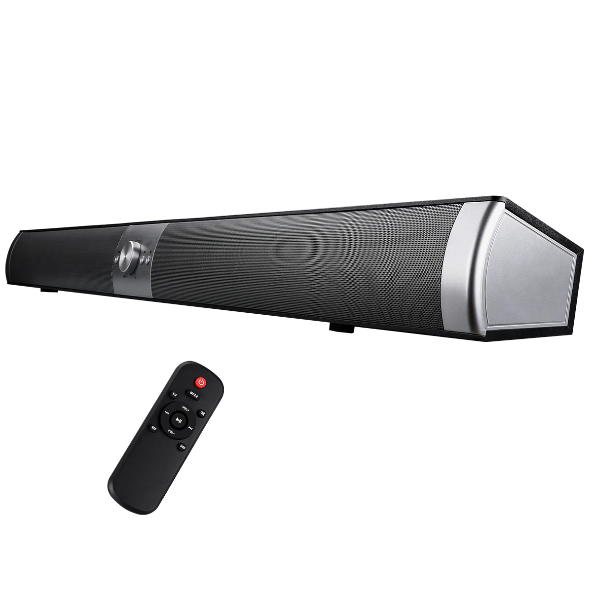  Portable Subwoofer Speaker 3D Wireless bluetooth HIFI Stereo Soundbar Remote Control NFC Wall Mount