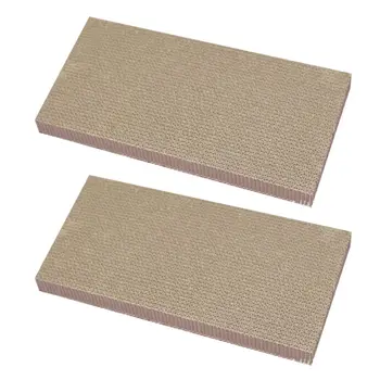 

Square Cat Scratching Pads Cardboard Scratcher Board Space Saving Toy Grinding