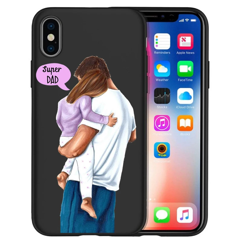 Супер мама мода мама папа милый babay чехол для телефона для iphone 8 7 X XS Max XR 11 11 Pro Max 6 7 8 Plus 5S SE чехол Etui