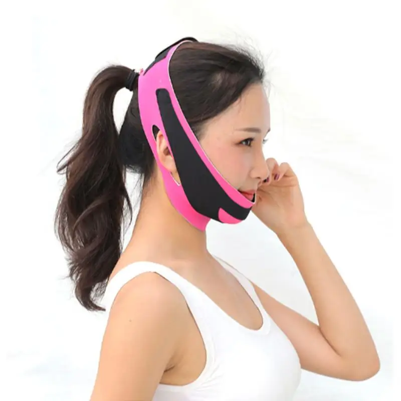 Appareil massage manuel,masque pour le visage,ceinture en V,Lifting et ...