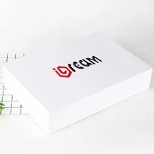 Изготовленная на заказ Магнитная застежка матовая ламинированная складная бумажная Подарочная коробка с глянцевым черным УФ-покрытием логотип