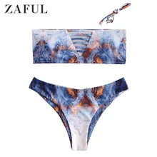 zaful marble bikini