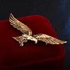 Korean Fashion New Brooches Gold Eagle Wings Shape Brooch Scarf Buckle Lapel Metal Pin Badge for Men Shirt Collar Accessories ► Photo 3/6