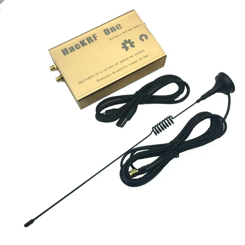 

FREE SHIPPING gold case HackRF One SDR Software Defined Radio 1MHz to 6GHz Mainboard Development board