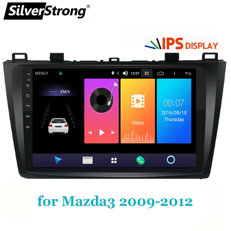 Best SilverStrong 4G Modem Android 9.0 Car DVD For Mazda 3 Axela 4G SIM Car Multimedia Mazda 3 Bluetooth 4.0 WIFI Option TPMS 3
