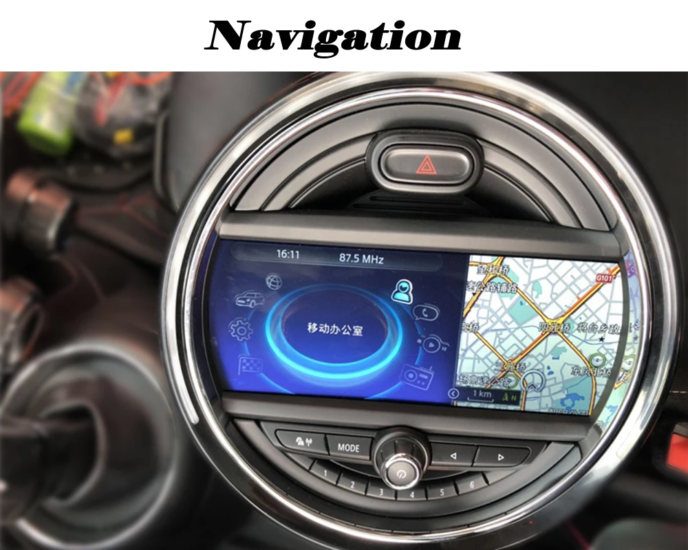 Carplay для BMW MINI Clubman/Clubvan R55/Countryman R60 Android carlif интерфейс экрана