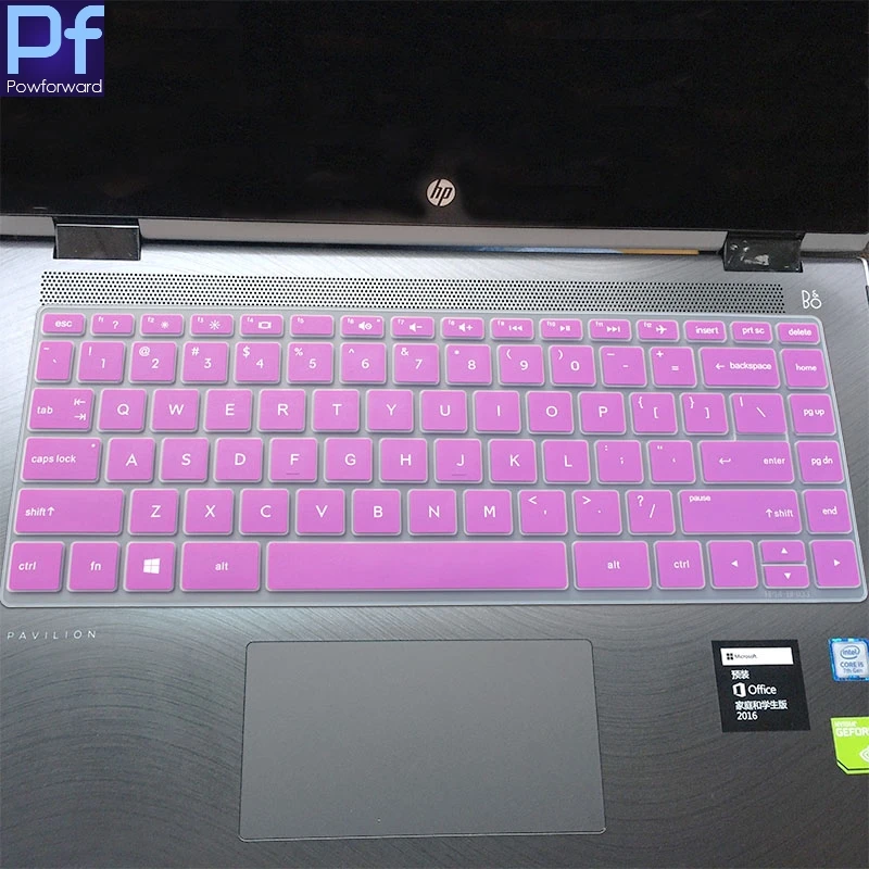 purple Защитная крышка для клавиатуры ноутбука hp Pavilion 13 13-an0012la 13-an0056tu 13-an0047tu 13-an0007ne 13-an0007la 13-an0031wm 13-an - Цвет: purple