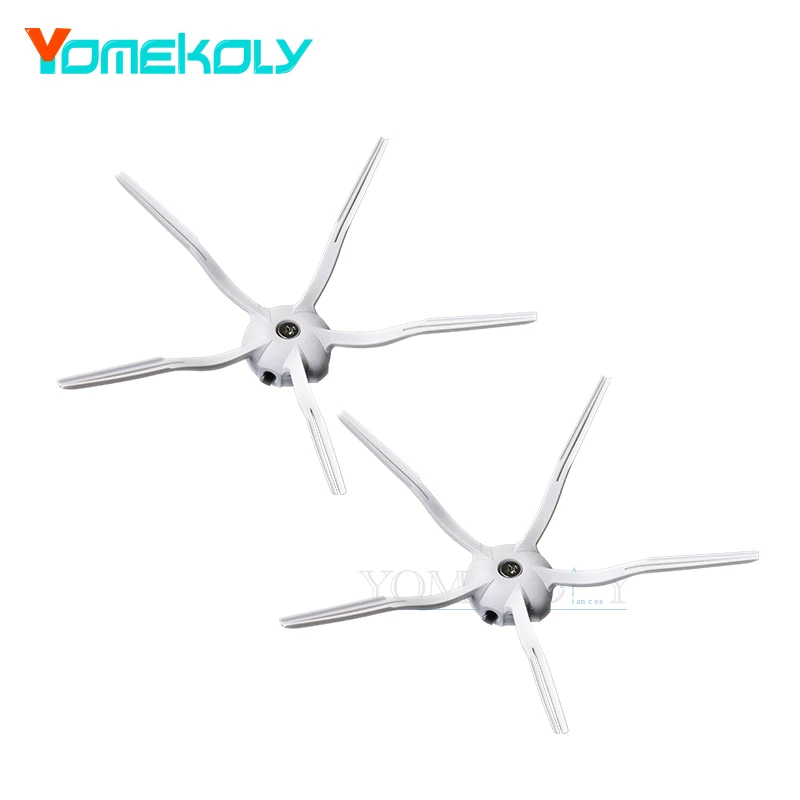 

For Xiaomi Roborock S6 S6 MaxV S6 Pure E4 S5 Max S5 E35 E2 Robot Vacuum Cleaner Pentagonal Rubber Side Brush Replacement Parts