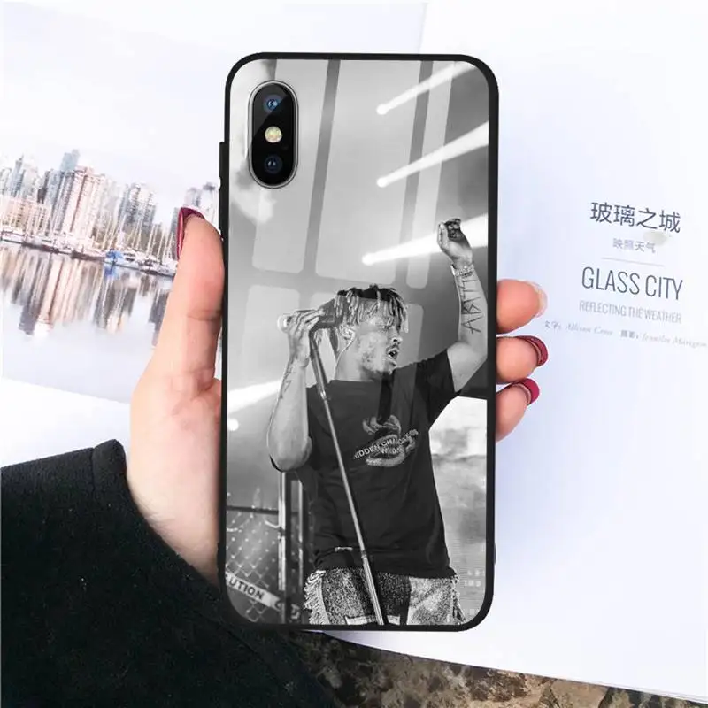 otterbox cases rapper Juice WRLD 999 Phone Case Tempered glass For iphone 11 12 PRO MAX X XS XR 5C 6 6S 7 8 plus designer phone cases Cases For iPhone