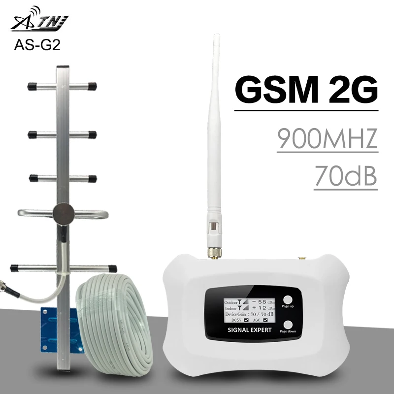 GSM 850MHz 900MHz 10dBi Yagi Antenna for Cell Phone Signal Booster Repeater 