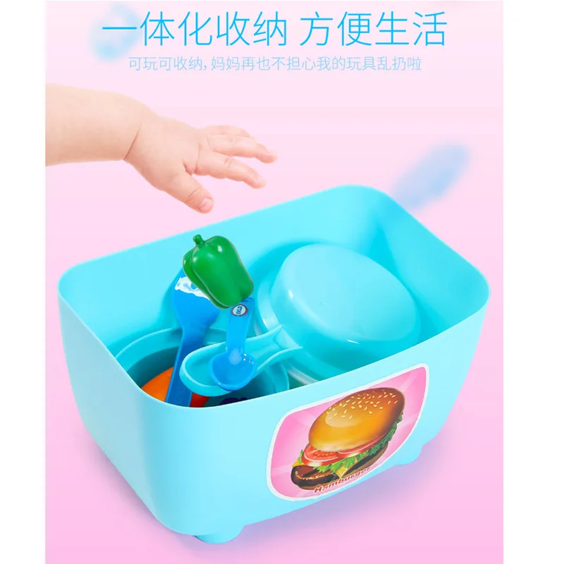 Подарок Wechat бизнес Горячая мальчики и девочки подарок на день рождения игровой домик игрушки маленький обеденный стол слайсер мульти