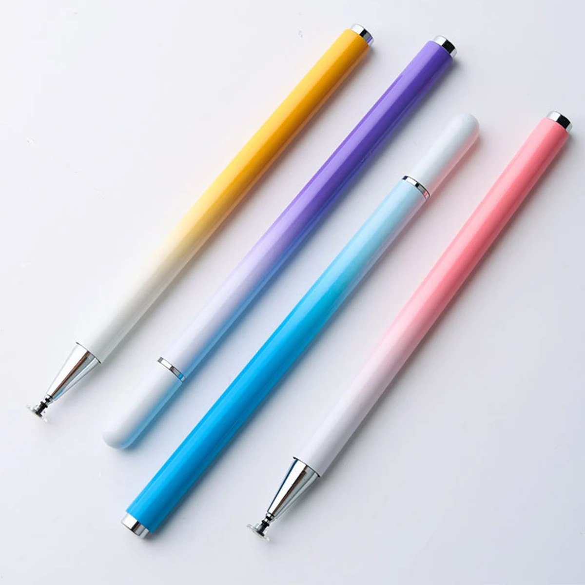 SEYNLI Magnetic Touch Screen Stylus Gradient Color Built-in Replaceable Suction Cup Pen Tip Transparent Disc Capacitive Pencil