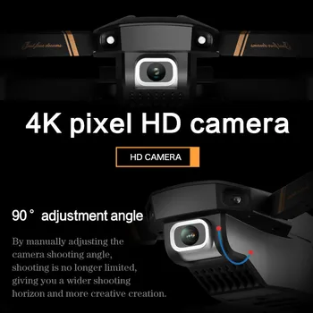 Alternative view of V4 Rc Drone 4k HD Wide Angle Camera 1080P WiFi fpv Drone Dual Camera Quadcopter Real-time transmission Helicopter Toys