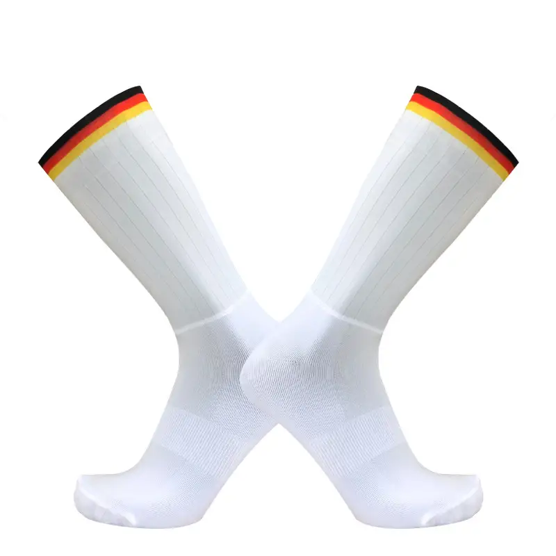 Anti Slip Silicone Summer Aero Socks Whiteline Cycling Socks Men Bicycle Sport Running Bike Socks Calcetines Ciclismo - Image 12