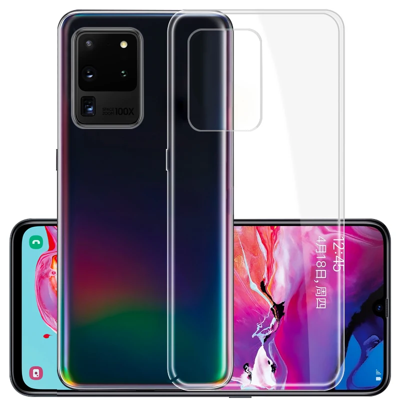 Модный прозрачный чехол для телефона Samsung A51 A71 S20 S10e S10 S21 Ultra Plus жесткий