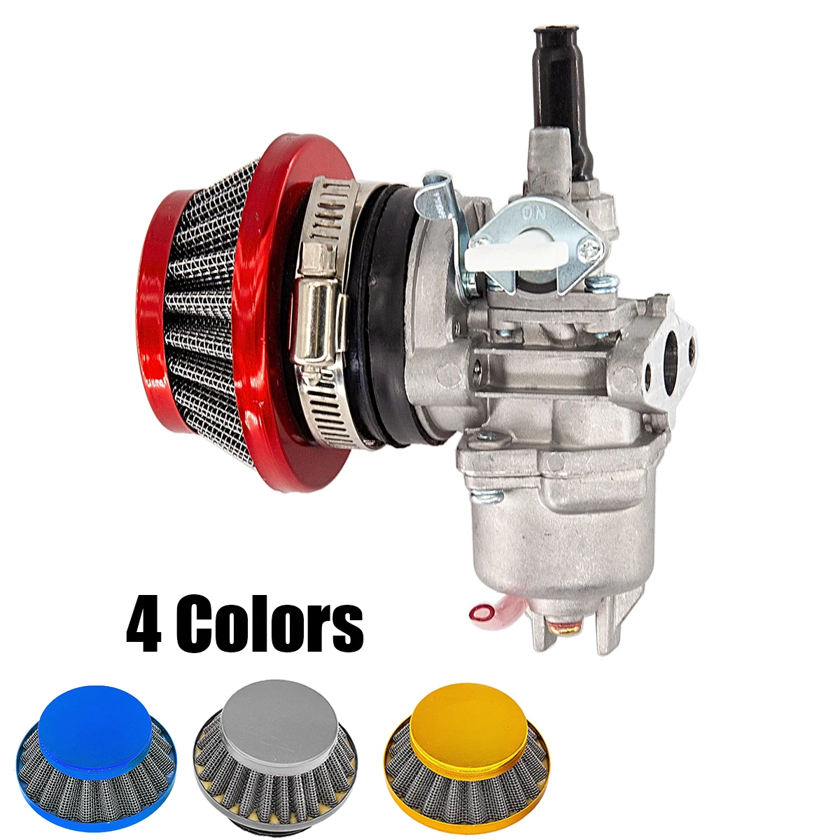 Двигатель карбюратор с воздушным фильтром 2-тактный для 43cc 47cc 49cc Mini Quad Moto ATV Dirt Pocket