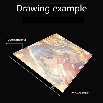 

2019 Portable A4 Tracing LED Copy Board Light Box Adjustable USB Power Light Table Ultra-Thin
