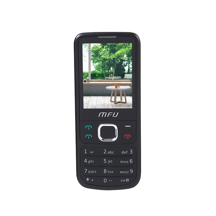 black MFU M670 мобильный телефон 2," мини сим-карта 1000 мАч долгий режим ожидания большая кнопка беспроводной FM фонарик Внешний аккумулятор сотовый телефон - Цвет: black