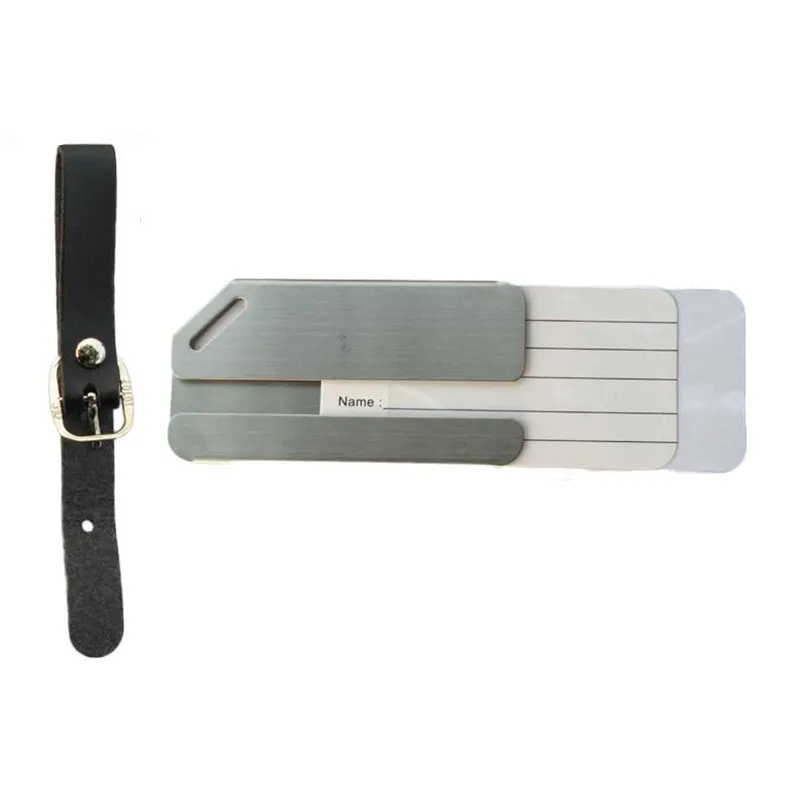 High-grade Stainless Steel Luggage Tag Metal ID Address Tag Boarding Pass