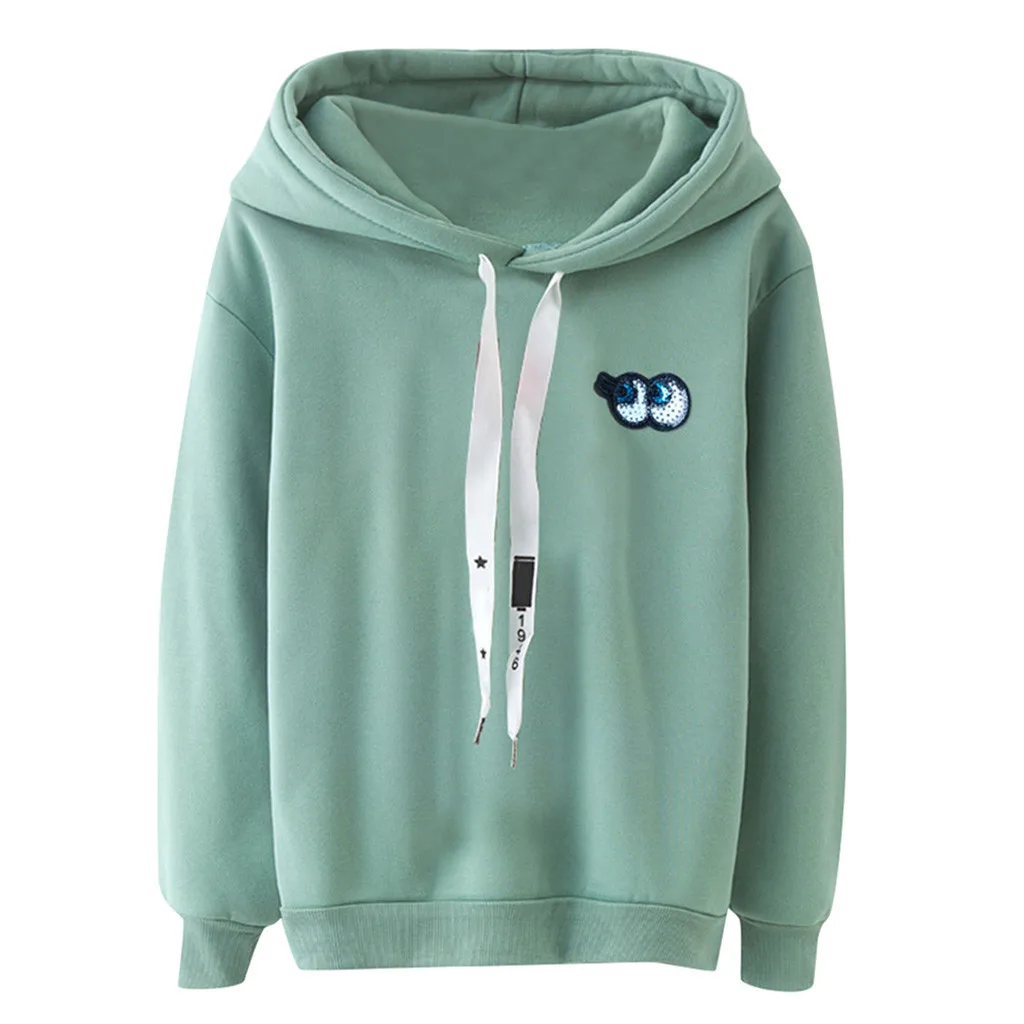 Autumn Winter Hoodies Women Brand Female Long Sleeve Solid Color Hooded Sweatshirt Hoodie Tracksuit Sweat Coat Sportswear