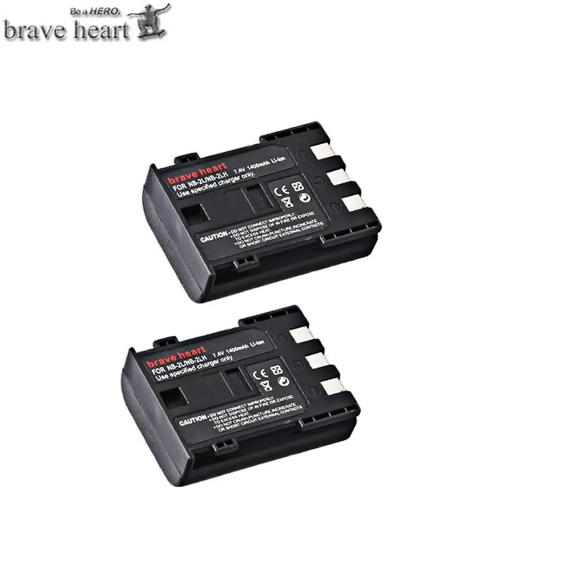 Акумуляторная батарея NB-2L NB 2L NB2L NB-2LH NB 2LH NB 2LH NB2LH Батарея для Canon 350D 400D G7 G9 S30 S40 z1 поцелуй N X Rebel XT XTi - Цвет: 2battery