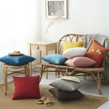 

Junejour | Square Cushion Cover 45×45cm Waterproof Throw Pillow Cushion Cover For Pillow Decorative Protector