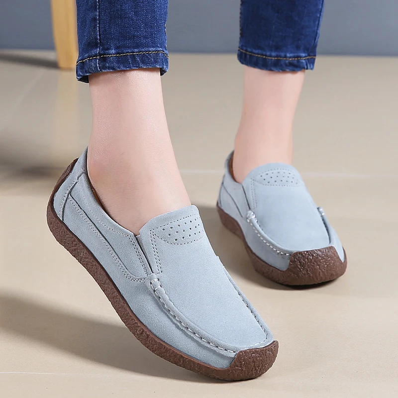Women's Lefu Shoes Leisure Artificial Suede High Quality Flat Shoes Women's Flat Shoes 2021 Women's Comfort Zapatos Mujer Large