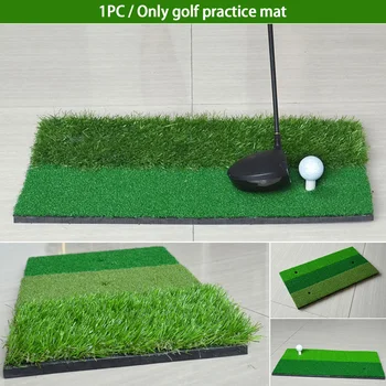 

Rectangular Artificial Grass Golf Practice Mat Training Aids for Beginner Indoor Outdoor Golf Practice Mat Hitting Pad
