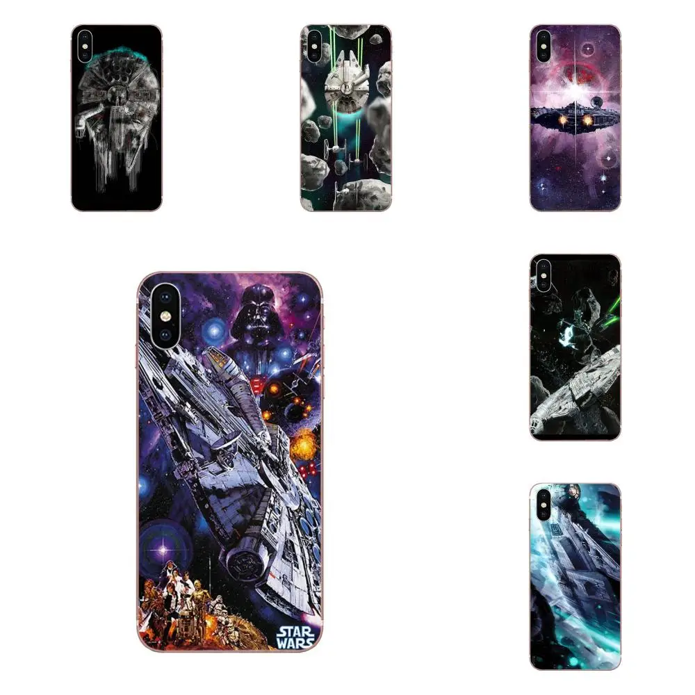 С рисунком Тысячелетний сокол Star Wars для Galaxy Alpha Note 10 Pro A10 A20 A20E A30 A40 A50 A60 A70 A80 A90 M10 M20