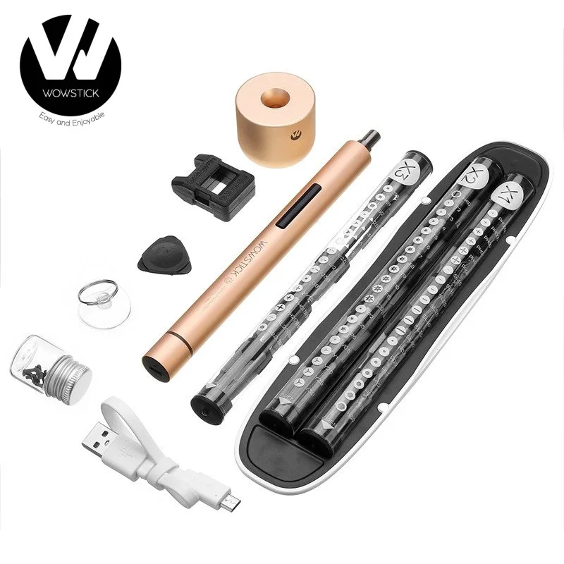 Оригинальный Wowstick 1 + прецизионный набор электрических отверток Аккумуляторный