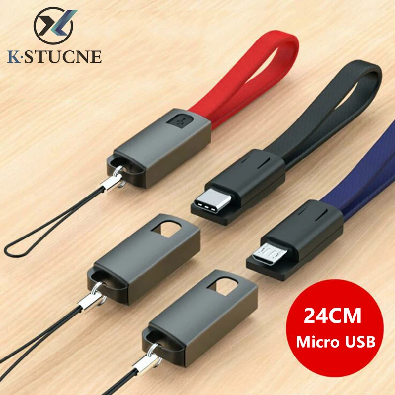 

Multi Function USB Cable Type C Micro USB Charger Cable For Samsung S9 S8 Huawei KeyChain Accessory Portable Charging Data Cord