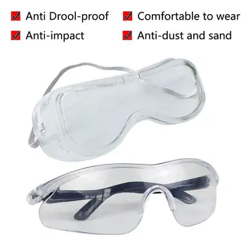 

Anti-dust Anti-droplets Goggles Anti Virus Glasses High Definition Fog Blocking Adjustable Eyewear For Adults Children 2020 new
