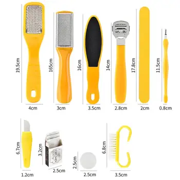 

8/10pcs Professional Pedicure Tools Kit Foot Scrubber Rasp Foot File Callus Remover Feet Exfoliating Scrubber Tool set