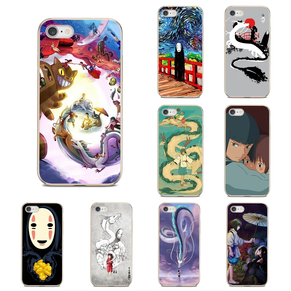 For Xiaomi Redmi 3 3S 4X Note 4 5A 5 6 7 8 Pro Pocophone F1 Spirited Away Miyazaki Anime Soft Transparent Shell Covers | Мобильные