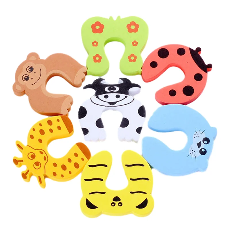 Door-Stopper Finger-Protector Baby Safety Animal-Care Child Lock Security 5 for Newborn