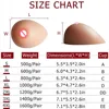 Full Artificial Simulation Breast for Anime Girl Cosplay, 3D Silicone Forms, Sexy Prosthetic, Selling B, D, F Cup, Selling 5