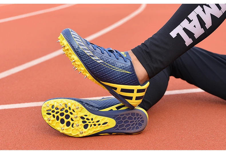 Профессиональный трек поле шиповки для мужчин женские атлетические шпильки кроссовки легкие унисекс обувь для бега