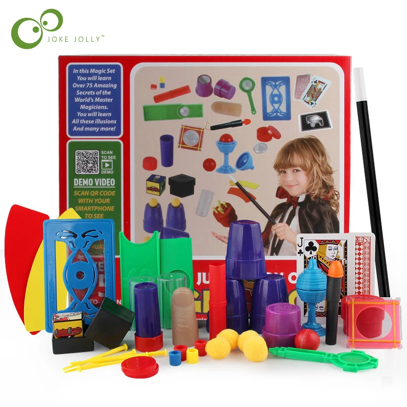 Magic-Set Tricks Children Toys Funny New for Kids Performing-Props Dvd-Kit Junior ZXH