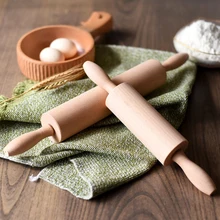 Ролик для теста деревянная Скалка Для Выпечки Пиццы глина Паста Печенье клецки кухонная посуда инструмент