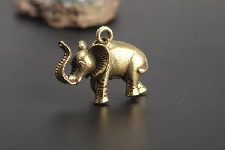 Copper Lucky Elephant Small Ornaments  (9)