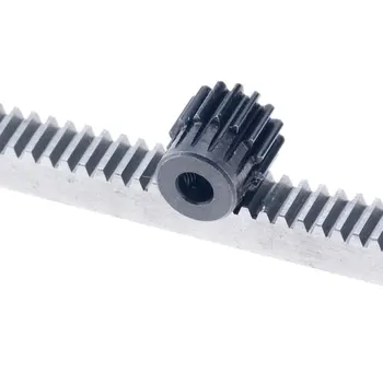 

1pc 1Mod 1 Modulus Gear the rack Gear pinion 1Mod 15T 18T Motor Pinion Gears Bore 6/8/10mm 45 steel cnc gear