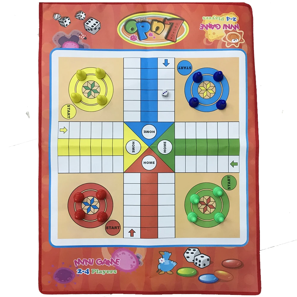 kids Chess Game Traditional Outdoor Flying Chess Chess Folding for Travel Intelligence Educational Interactive Toys for Children