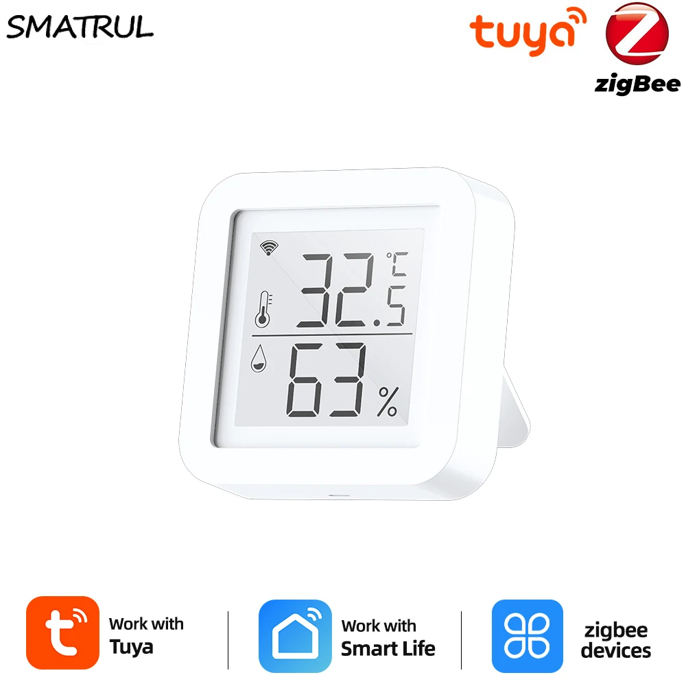 Lot De 4 Capteurs Zigbee Température Et Humidité - Application, Alertes, Commande Vocale - Pour Maison Connectée