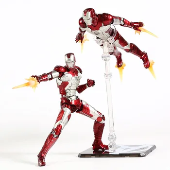 

Avengers Iron Man Mark V MK5 with Tamasi Stage SHF Action Figure PVC Figurals Model Toy