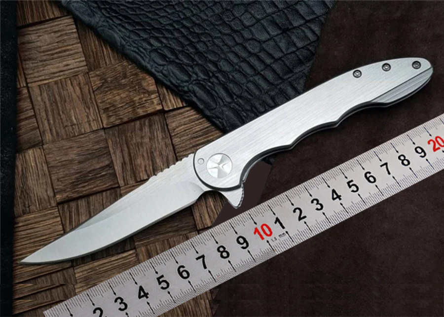 Новое поступление OEM EDC Складной нож ручка из нержавеющей стали с 8cr13mov стальным лезвием Карманный Походный рыболовный Нож EDC Too
