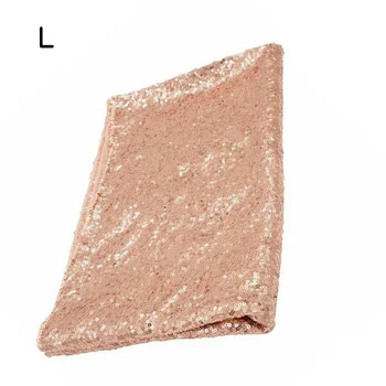 

4Sizes Rose Gold Sequin Tablecloth Glitter Rectangle Embroidered Sequin Table Cloth Decor Tablecloth Sequin Color