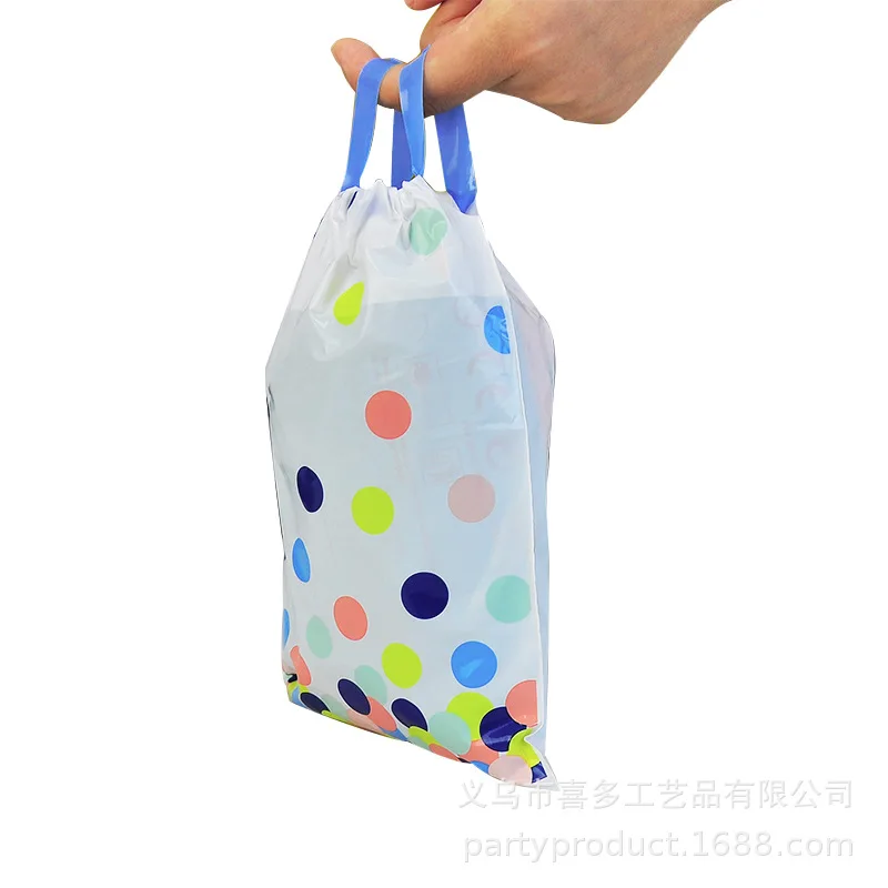 Color Polka Dot Disposable Paper Tableware Set Adult Party Decoration Paper Pallet Paper Cups Pennants