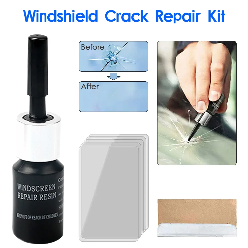 Yogasada Car Kit Glass Windscreen Windshield Repair Tool Glass Crack Repair Kit 